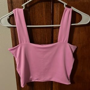 pink tank top